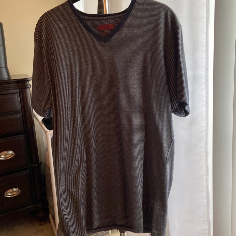 Alfani stripped t-shirt, barely worn